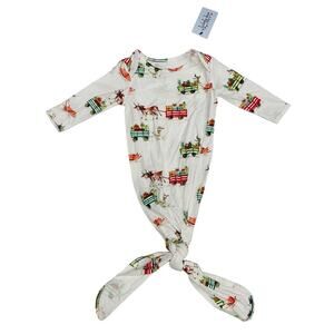 NWT Tickety-Boo 0/3M Christmas Cart Gown